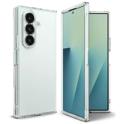 Abbildung von Ringke Fusion [Langanhaltende Klarheit] Kompatibel mit Samsung Galaxy Z Fold 7 Hülle, Kratzfest Hart PC Weich TPU Transparent Handyhülle Clear