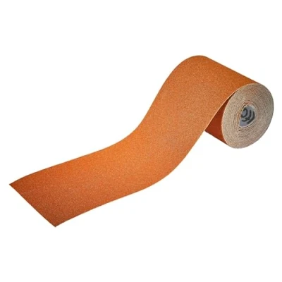 Abbildung von wolfcraft Schleifpapierrolle 5 m x 93 mm I 3172000 Körnung 80 für Holz und Metall ideal Heimwerker