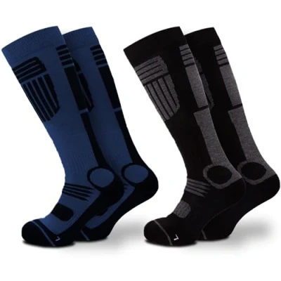 Abbildung von Occulto Herren Skisocken 2er Pack, 4er Pack (Modell: Felix) 2 Paar Blau Anthrazit 47 50