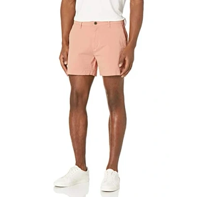 Abbildung von Amazon Essentials Herren Flatfront Chinoshorts, Komfortabler Stretch, 13 cm Schrittlänge, Schmale Passform (Früher Goodthreads), Hellbronze, 28W