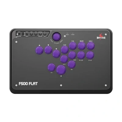 Abbildung von Mayflash F500 Flat Fight Stick All Button Arcade Controller für PS4, PC, Xbox Series S/X, One, Switch, Steam Deck, MacOS, Android, Raspberry Pi, NEOGEO mini und mehr