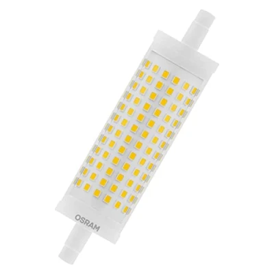 Abbildung von OSRAM Dimmbare LED Taschenlampe mit R7s Sockel, 18,2 W Röhre, 150 Ersatz, warmweißes Licht (2700 K)