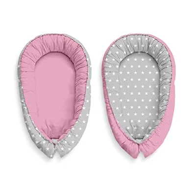Abbildung von Multifunktionale Kuschelnest Babynest Kokon für Babys und Säuglinge, Nestchen, Reisebett, 100% Baumwolle, antiallergisch