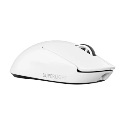 Abbildung von Logitech G PRO X SUPERLIGHT 2 LIGHTSPEED Kabellose Gaming Maus, Lightweight, LIGHTFORCE Hybrid Schalter, HERO Sensor, 44K DPI, 5 programmierbare Tasten, USB C, PC &amp; Mac Weiß