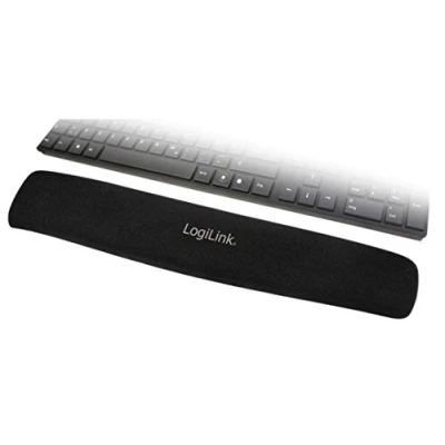 Abbildung von LogiLink ID0044 Tastatur Gel Handballenauflage, schwarz, 40 x 6.5 2 cm