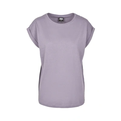 Abbildung von Urban Classics Extended Shoulder Tshirt basic, Damen, Größe: XS, Dustypurple