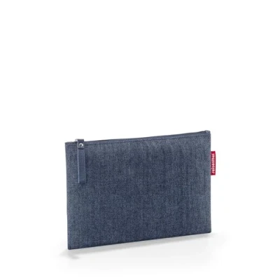 Abbildung von reisenthel case 1 herringbone dark blue universeller kleiner Organizer für Kosmetik oder kleine Handtaschenartikel