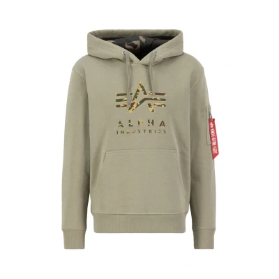 Abbildung von Alpha Industries Camo TPU Hoodie für Herren Olive