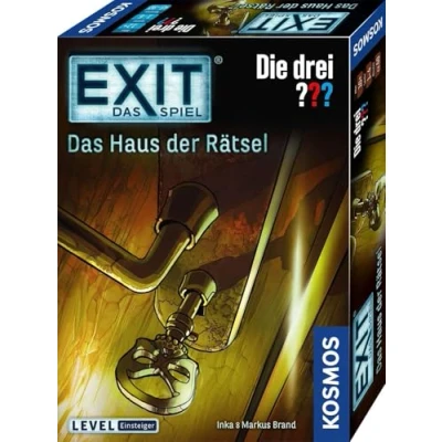 Abbildung von KOSMOS 694043 EXIT Das Spiel Haus der Rätsel Die DREI???, Level: Einsteiger, Escape Room Spiel, DREI Fragezeichen, Game für 1 4 Spieler ab 10 Jahre