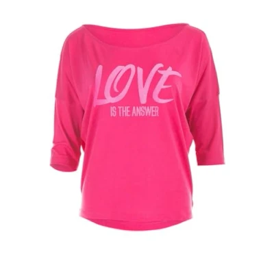 Abbildung von Winshape Langarmshirt, Damen, Größe: XXL, Deep pink glitter neon