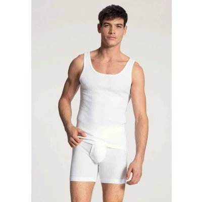 Abbildung von Calida Athleticshirt Unterhemd/shirt, Herren, Größe: Small, White