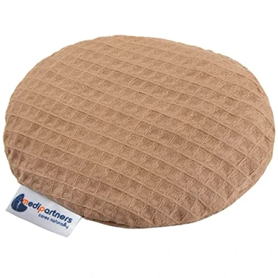 Abbildung von Medi Partners Kirschkernkissen Wärmekissen Körnerkissen für Babys 180g rund 15cm Öko Natur 100% Baumwolle Wärme + Kältetherapie Massagetherapie (Minze)