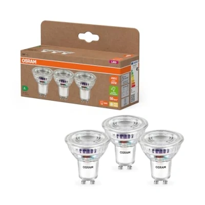 Abbildung von OSRAM LED PAR16 Reflektor GU10 2,5W 100 2.700K 3er Pack