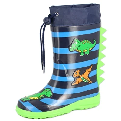 Abbildung von Beck Jungen Dinoworld Gummistiefel, Blau, 25 EU