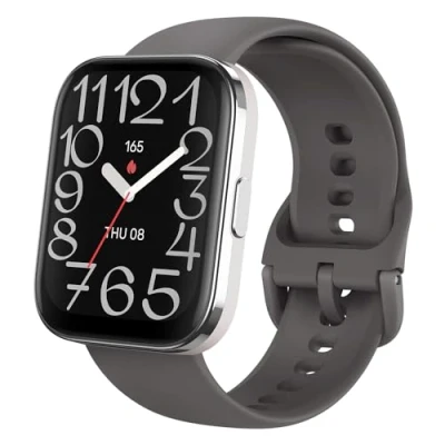 Abbildung von Amazfit Bip 5 Unity 46mm Smart Watch Fitness Aktivitäts Tracker mit 11 Tage Akku, 120+ Sportmodi, Bluetooth Telefonanrufe, Gesundheitsüberwachung, anpassbare Faces, Schwarz