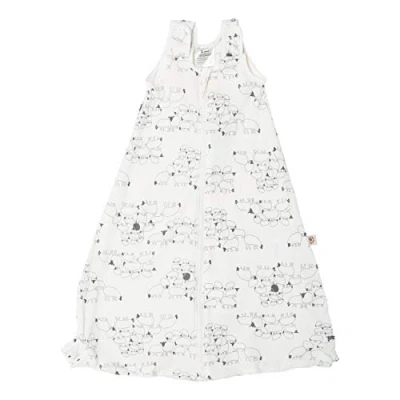Abbildung von Ergobaby Baby Schlafsack Sommer mit Füßen Gurtschlitz 0.5 TOG Baumwolle Sommerschlafsack On The Move Sheep, 6 18 Monate