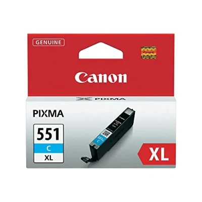 Abbildung von Canon Originaltinte CLI 551XL C, Größe XL, Cyan, Recyclebare Verpackung
