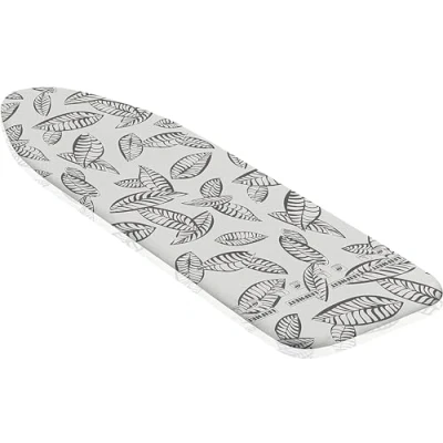 Abbildung von Leifheit Bügelbrettbezug Perfect Steam Universal, für Bügelflächen bis max. 140 x 45 cm, Dampfstationen, ideale Hitzeverteilung durch Perforation, mit elastischem Gummizug
