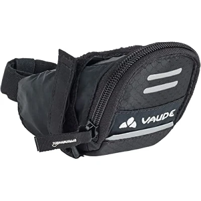 Abbildung von VAUDE Satteltasche für Fahrrad “Race light, Fahrradtasche Sattel klein mit Reflektoren, Werkzeugtasche Klettverschluss, besonders leicht, einfache Montage