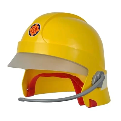 Abbildung von SIMBA 109252596 Feuerwehrmann Sam Helm, Schirm und Sticker leuchten im Dunkeln, mit Mikrofon, Schaumstoffpads innen, ab 3 Jahren, Rot