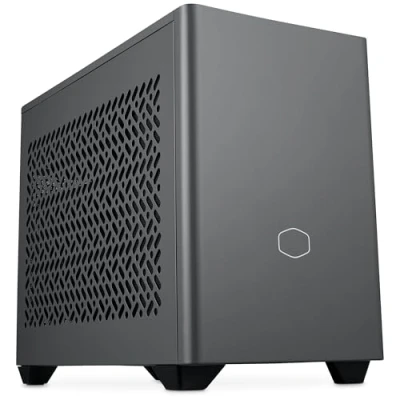 Abbildung von Cooler Master NR200P MAX V2 Mini ITX SFF Gehäuse 280 mm AIO Kühler, 850 W SFX Gold ATX 3.0 Netzteil, verbessertes Design, große GPU Unterstützung, PCIe 4.0 Riser Kabel, USB 3.2 Gen 2x2 Typ C