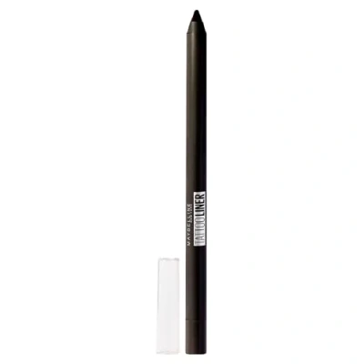 Abbildung von Maybelline New York Wasserfester Eyeliner mit wischfester, farbintensiver Gel Textur, Tattoo Liner Pencil, Nr. 900 Deep Onyx (Schwarz), 1 Stück