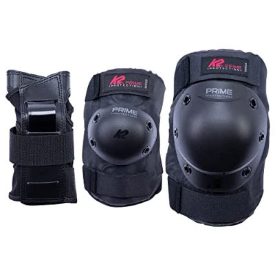 Abbildung von K2 Skates Unisex Inline PRIME PAD SET, black red, 30E1412.1.1.M