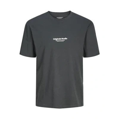 Abbildung von Jack &amp; Jones Jorvesterbro CREW NECK Tshirt print, Herren, Größe: Medium, Forest river
