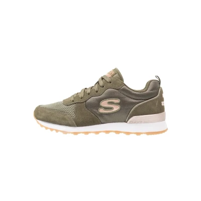 Abbildung von Skechers OG 85 Sneaker low, Damen, Größe: 38.5, Olive/rose gold Schuhe