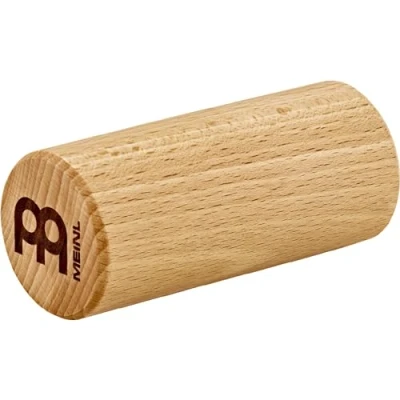 Abbildung von Meinl Percussion Round Wood Shaker Laut Musikinstrument mit lautem Sound Eichenholz, Natur (SH59)