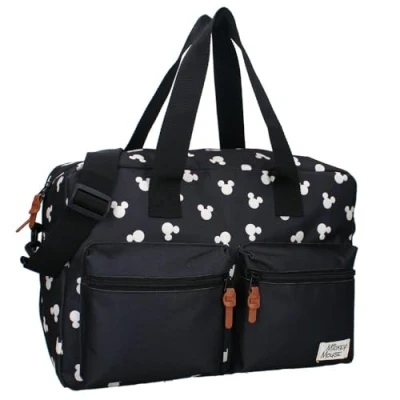 Abbildung von Kidzroom Diaper BAG Mickey Mouse Better CARE Unisex SET Wickeltasche für Kinder, Größe: One Size, Black