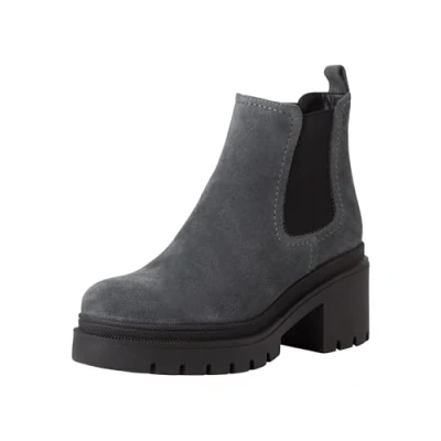 Abbildung von Tamaris Plateaustiefelette, Damen, Größe: 40, Grey suede Schuhe