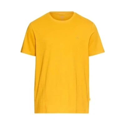 Abbildung von camel active Herren Basic T Shirt aus Reiner Baumwolle Orange, Menswear M