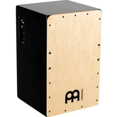 Abbildung von Meinl Percussion Pickup Snarecraft Cajon Große Trommelkiste mit Tonabnehmer, Snare und Bass Sound Schlagfläche Baltische Birke (PSC100B)