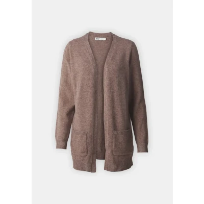 Abbildung von ONLY OPEN NOOS Strickjacke, Damen, Größe: XS, Rose brown melange