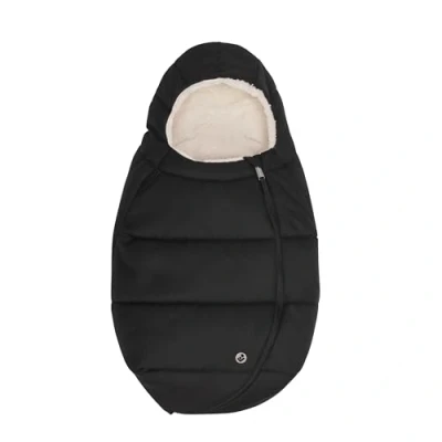 Abbildung von Maxi Cosi Fußsack für Babyschalen, Babys, noch mehr Komfort, einfach und sicher, weiche robuste Stoffe, waschmaschinenfest, alle Babyschalen geeignet, Twillic Black