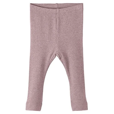 Abbildung von NAME IT Unisex Baby NBNKAB NOOS Legging, Deauville Mauve/Detail:Melange, 86