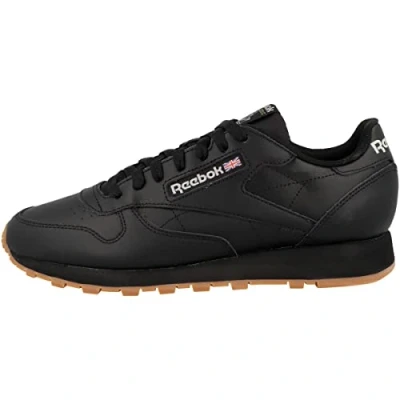 Abbildung von Reebok Classic Leather Unisex Sneaker low, Größe: 43, Core black/pure grey 5 Leder und textil