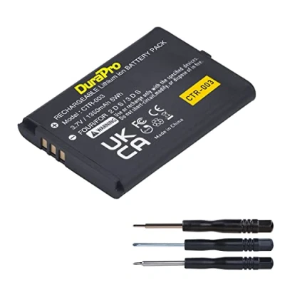 Abbildung von DuraPro 1350 mAh CTR 003 001 Akku für Nintendo 2DS, 3DS, New 2DS XL, Wii U Pro Controller Handheld Konsole