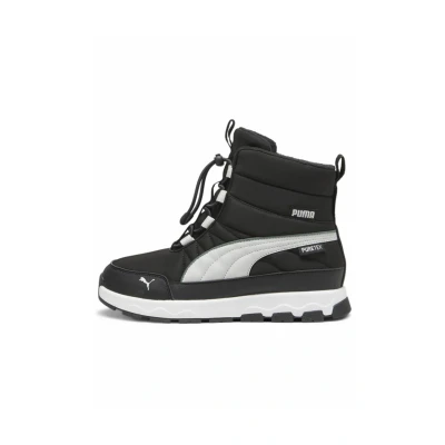 Abbildung von puma Evolve Puretex Snowboot/Winterstiefel für Kinder, Größe: 35.5, Black ash gray white Schuhe