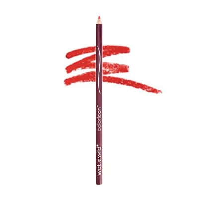 Abbildung von Wet n Wild, Color Icon Lipliner Pencil, Lippenstift mit reichhaltiger Formel, cremig und fleckenfrei, genaues Auftragen sanfter, voller Textur, leuchtende Farbe, Berry Red