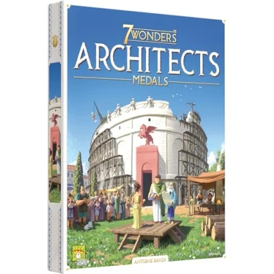 Abbildung von Asmodee Repos Production 7 Wonders Architects Erweiterung: Medals Gesellschaftsspiele Strategiespiele Spiele für Erwachsene und Kinder ab 8 Jahren 2 bis Spieler französische Version