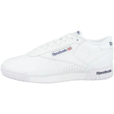 Abbildung von Reebok Herren Ex O Fit Clean Logo Hallenschuhe, Weiß (int White/royal Blue/royal Blue), 48.5 EU