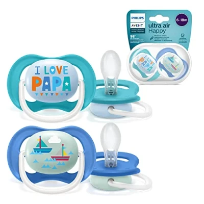 Abbildung von Philips Avent Ultra Air Schnuller 6 18 Monate (Modell SCF080/03)