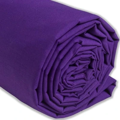 Abbildung von IPEA Baumwollstoff Popeline Lila 200 cm x 150 Made in Italy Meterware zum Nähen, Bekleidung, Futter, Wohnaccessoires, Patchwork, Stoff einfarbig Nähen