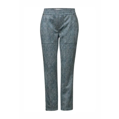 Abbildung von Street One Stoffhose, Damen, Größe: 34x28, Grün