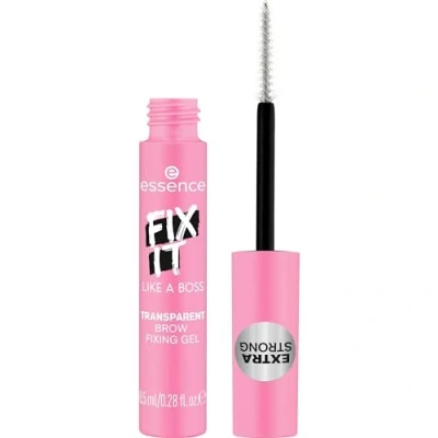 Abbildung von essence FIX IT LIKE A BOSS TRANSPARENT BROW FIXING GEL, Augenbrauengel, Transparent, fixierend, transluzent, vegan, ohne Mikroplastikpartikel, Nanopartikel frei, ölfrei, 1er Pack (8.5ml)