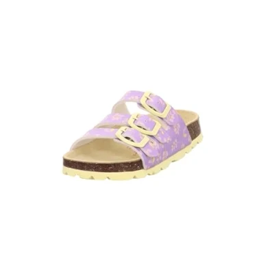 Abbildung von Superfit Fussbettpantoffel 1 800113 Hausschuh, LILA/GELB 8520, 27 EU