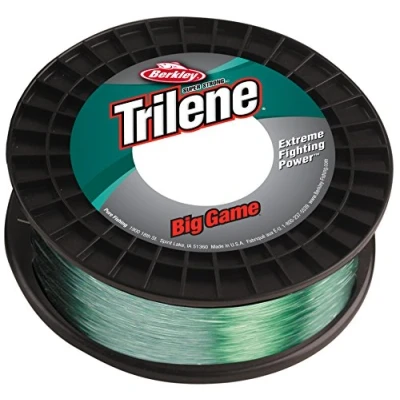 Abbildung von Berkley Trilene Big Game Monofile Angelschnur, 50LB 22,7kg, 600m, Grün