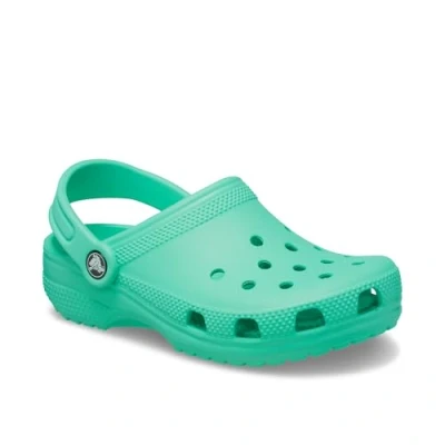 Abbildung von Crocs Classic Unisex Pantolette flach für Kinder, Größe: 25/26, Lagoon Kunststoff